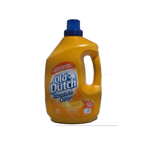 Laundry detergent summer fresh liquid 50 load 2L he Old Dutch