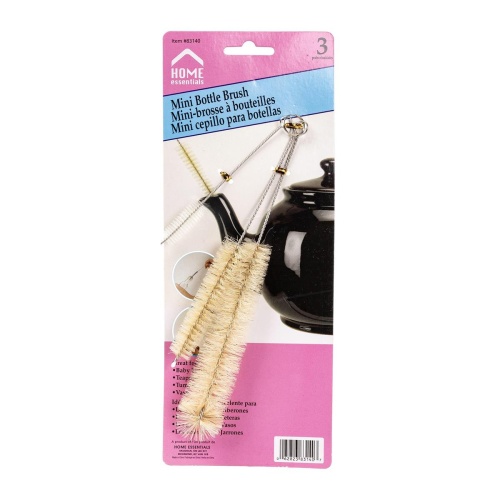 MINI BOTTLE BRUSHES 3-PC T.O.C. (NET) Home Essentials