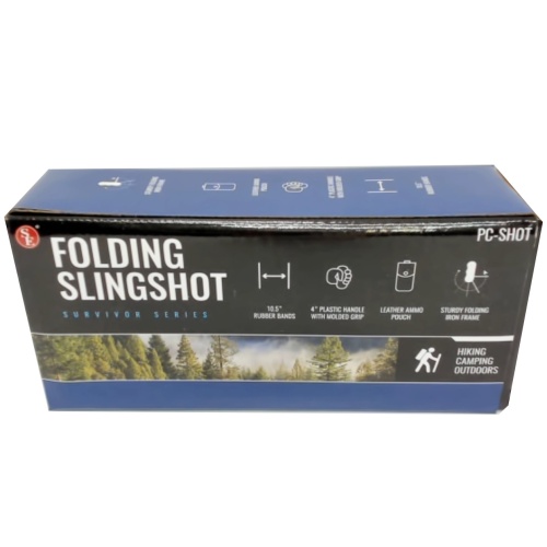 Folding Slingshot 4 Handle w/Molded Grip 10.5