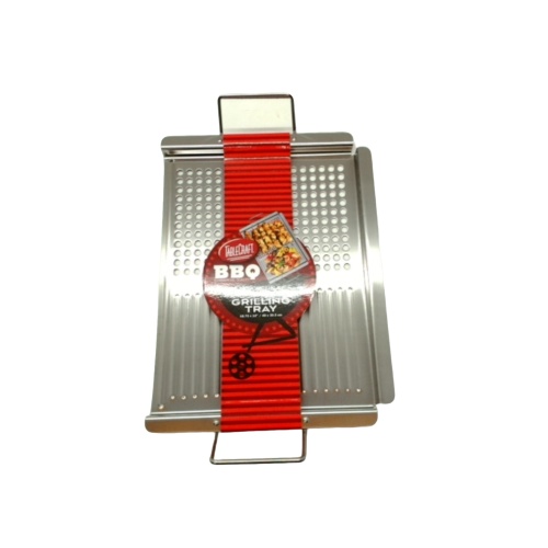 Dual Surface Stainless Steel Grilling Tray 18.75 x 12