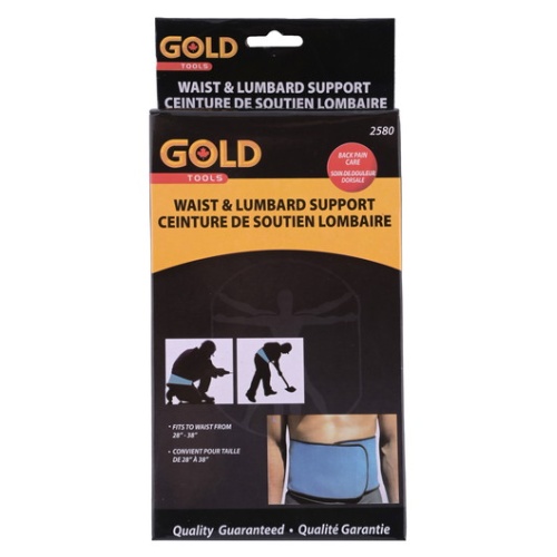 Support for waist and lumbard 28 to 38 inch
