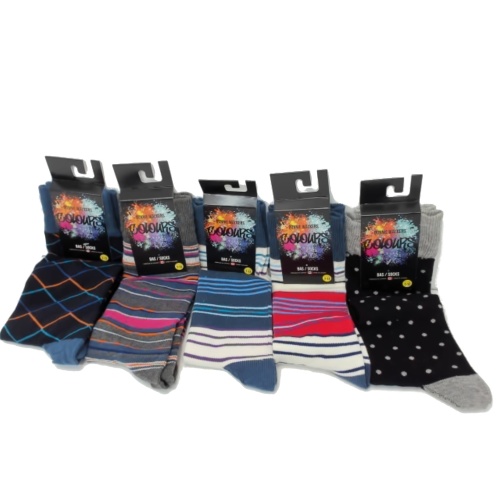 Socks Men's Fashion Donnie Walkers Assorted Colours made in Canada - each sold individually