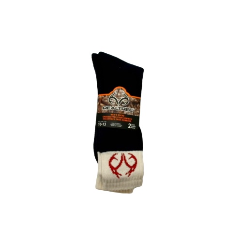Socks Men's Realtree 2pk. Blue Size 10-13 (or 3/$10.00)