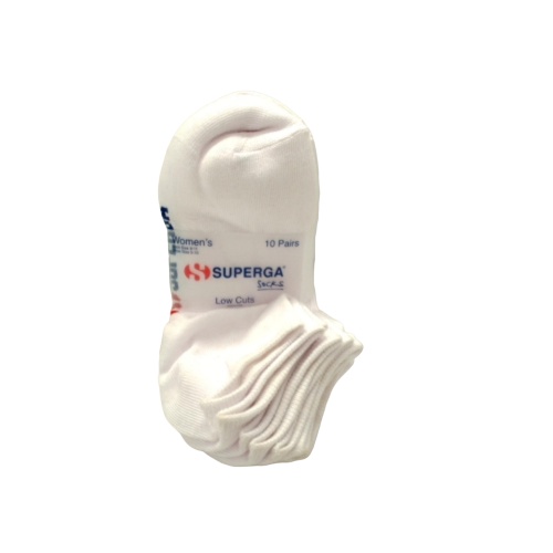 Socks Women's Low Cut 10pk. Superga Size 9-11