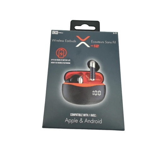 True Wireless Earbuds With Rechargeable Case - Up To 40 Hours Of Battery Life