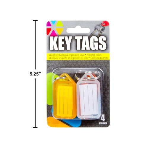Key Tag Organizers 4-pc b/c