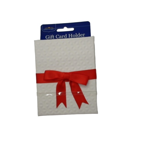 Gift Card Holder Assorted Xmas Give A Gift - each sold individually