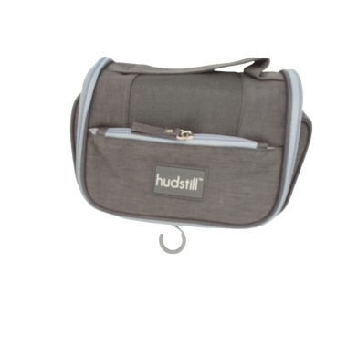 Hanging Travel Toiletry Bag w/Bottles Black Hudstill