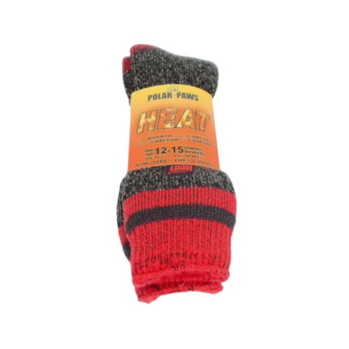 Men's Heat Socks King Size 12-15 Polar Paws
