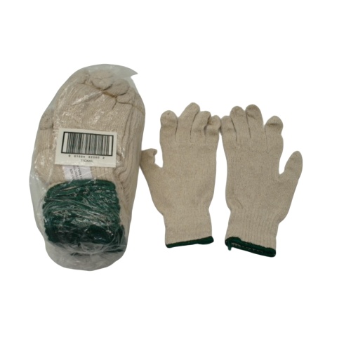 String Knit Cotton Gloves Unbleached 12 Pairs ($99.99/case of 25)