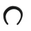 Headband Black Real Style Scunci