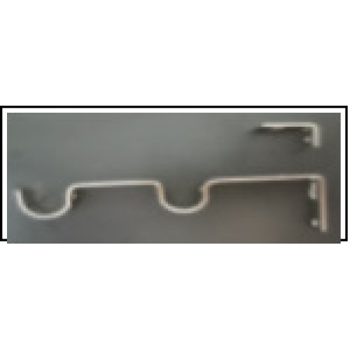curtain rod Silver double support ,16 -19mm
