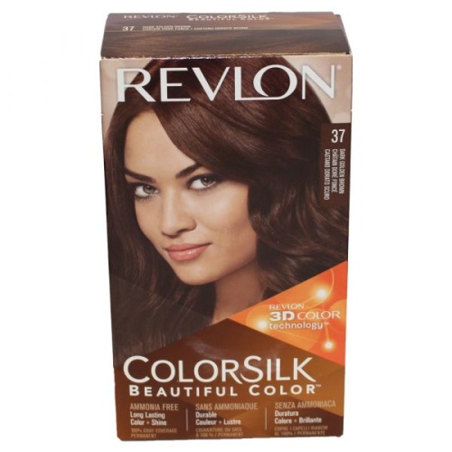 Hair Colour Colorsilk #37 Dark Golden Brown Revlon