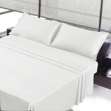 King Sheet Set White Bleach Master