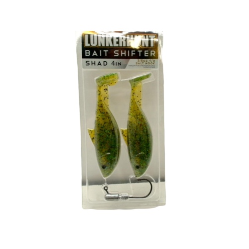 Bait Shifter Shad 4 3/8oz. Sexy Melon 2pk. Lunkerhunt