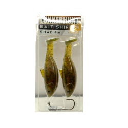 Bait Shifter Shad 4 3/8oz. Watermelon Red 2pk. Lunkerhunt"