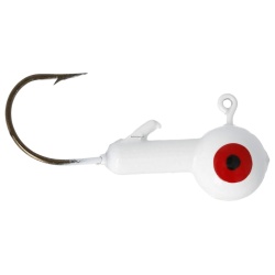 Ball Head Jigs 1/8oz. 10pk. White Eagle Claw