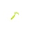 Swirl Tail Grubs 10pk. 2 Chartreuse South Bend