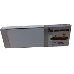 Floating shelf white 40.5x13x3.8cm