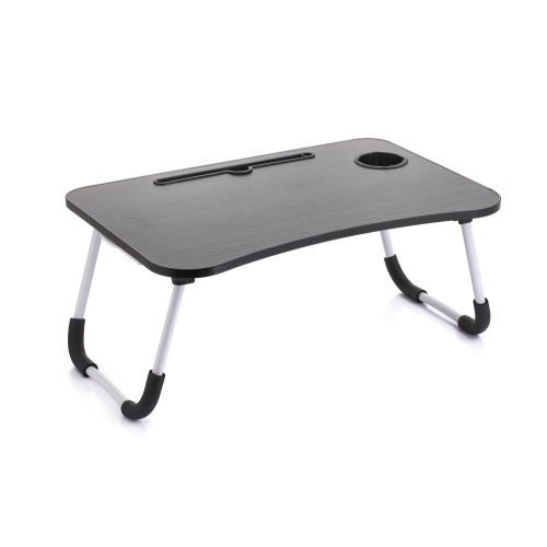 MDF Black Folding bed tray - 23.6 x 15.74 x 10.24 inches