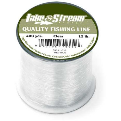 Lake & Stream Economy Mono Line 25lb 225yd Clear Eagle Claw 09011-025