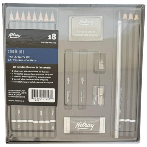 Artist Starter Kit 18 Pcs Studio Pro Hilroy