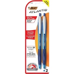 Bic Original 2pk Med Blue Ball Pens