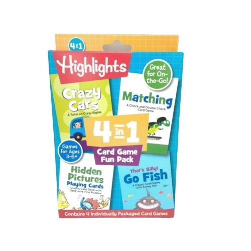 4 In 1 Card Game Fun Pack Highlights