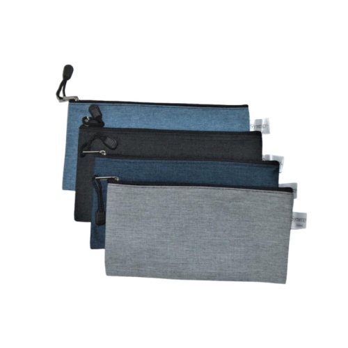 Pencil Case W/zipper Asst'd Colors 4.5x9.25 Inch