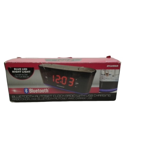 Autoset Clock Radio Bluetooth Sylvania
