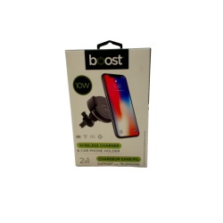 Wireless Charger & Car Phone Holder 10W Boost