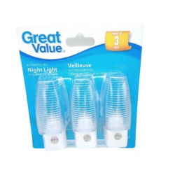 Automatic LED Night Light 3pk. Great Value