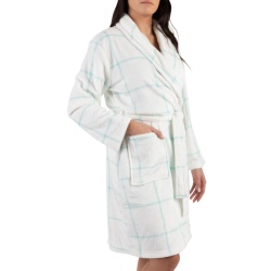 Micro Flannel Bath Robe Xl/xxl White