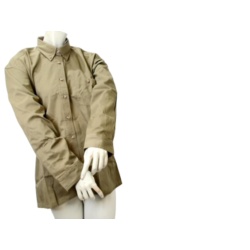 Jason Alexander Long Sleeved Shirt Large Khaki (or 2/$17.99)