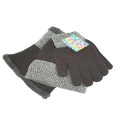 3pc. Thermal Set Black Gloves, Hat & Neck Warmer Nicci