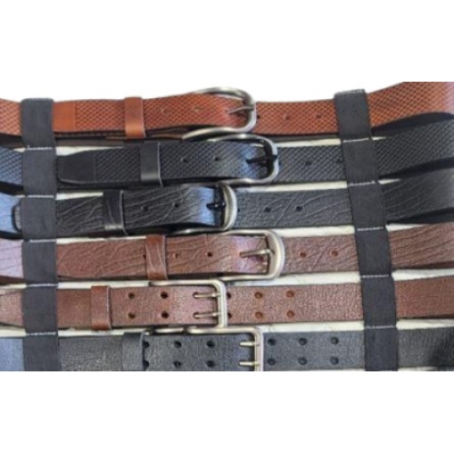 Men's Belts Sz 44-46 Full Grain Leather Ass't Styles