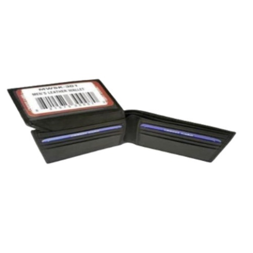 Men's Lamb Skin Wallet w/ Flip Up