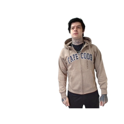 Cape Cod Zipper Hoodie XL Oatmeal Heather