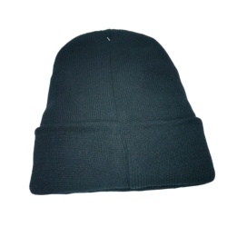 Insulated Winter Hat Black 100% Polyester Faux Fur Lined