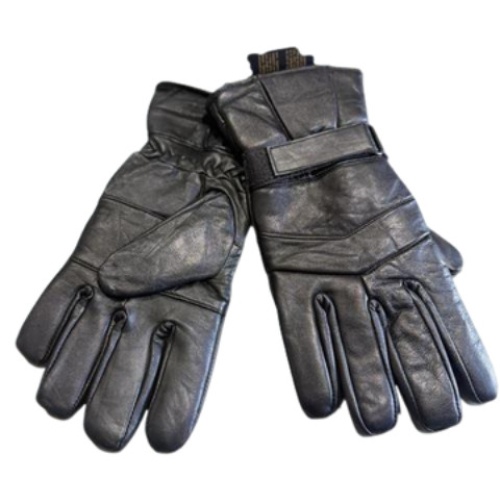 Men's Lamb Skin Gloves Winter Long Arm