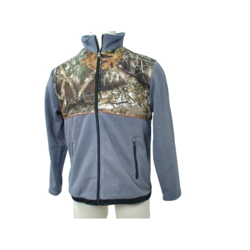 Polar Fleece Zipped Jacket Camo Ass't Sizes Realtree
