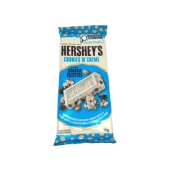 Cookies 'N' Crème w/Graham Clusters Chocolate Bar 90g. Hershey's