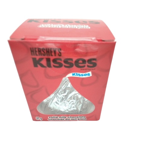 Hershey's Kisses Large Solid Milk Chocolate Kiss 41g.