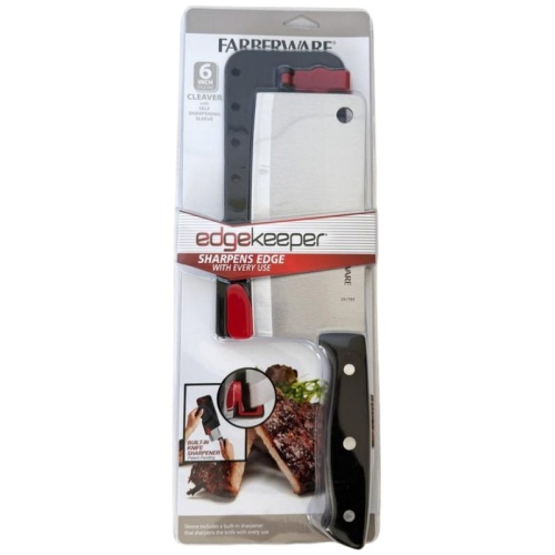 6 Cleaver W/sharpening Sleeve Farberware