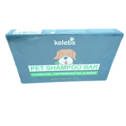 Pet Shampoo Bar Peppermint Oil & Neem 3 Bars 113g. Kelebs