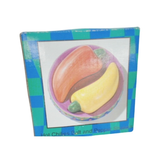 Hot Chilies Salt & Pepper Shakers