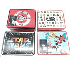 Metal Lunch Box Star Wars Or Mickey Mouse Assorted