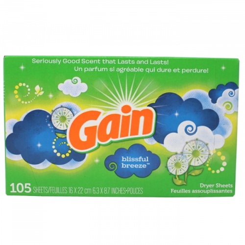 Dryer Sheets Blissful Breeze Gain 105Ct