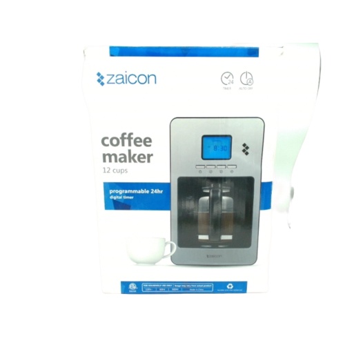 Programmable 24hr 12 Cup Coffee Maker W/digital Timer Zaicon