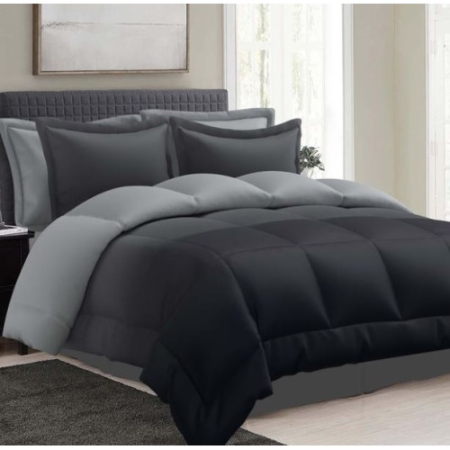 3pc Comforter Set King Parker Grey